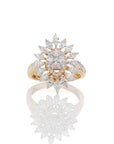 Splendid Floral Diamond Ring