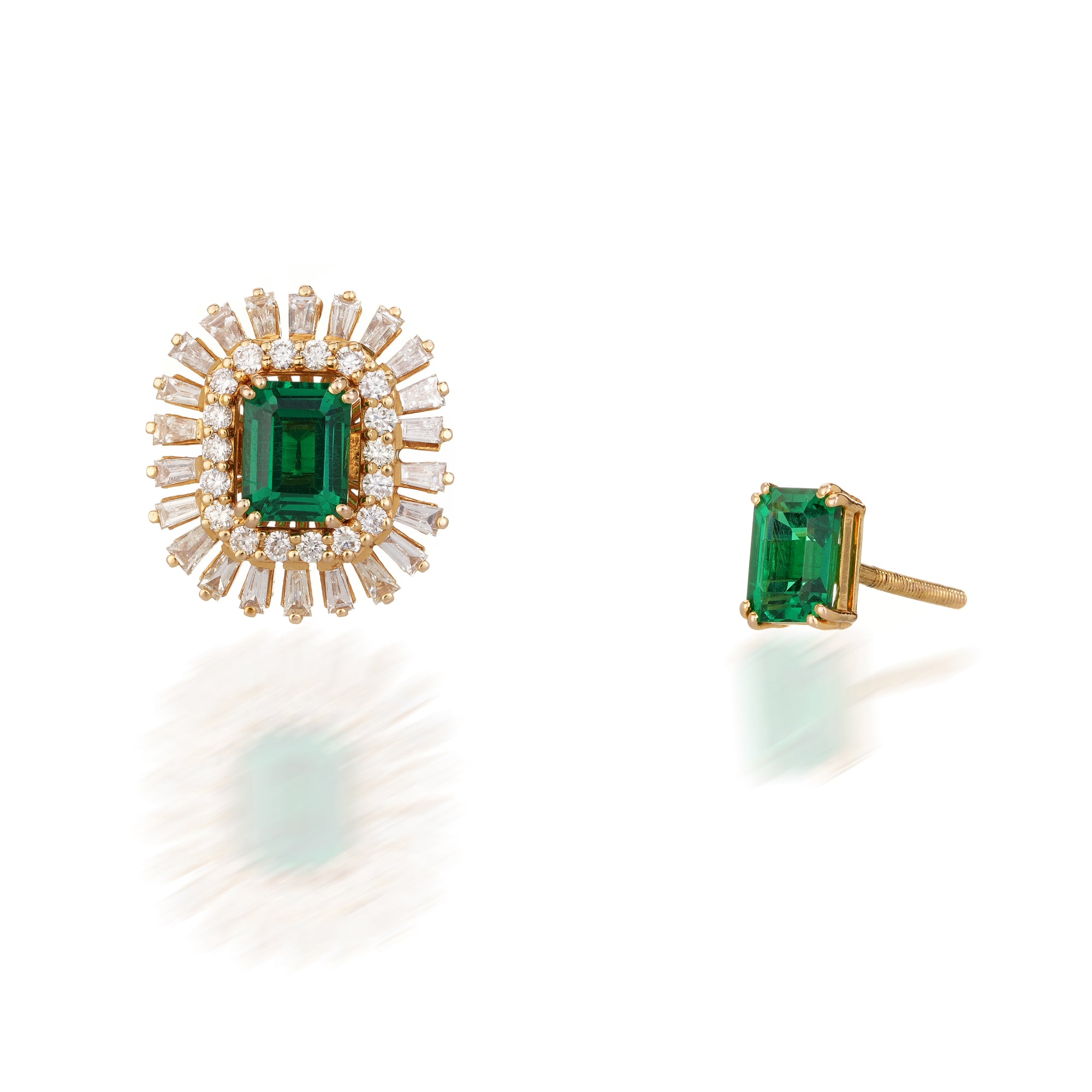 Vintage Diamond Studs Khanna Jewellers