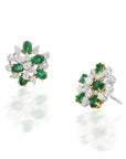 Raceme Emerald Earrings