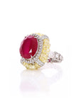 Goshwara Garnet Glitter Ring