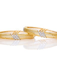 Lustrous Diamond Bangles