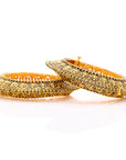 Lila Gold Bangles