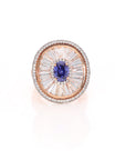 Classic Blue Imitation Ring