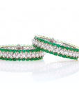 Gemstone Glamour Diamond Bangles