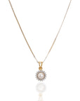 Daisy Charm Diamond Pendent