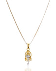 Daisy Ganesha Diamond Pendent