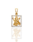 Glittering Ganesha Diamond Pendent