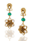 Gul Kundan Earrings