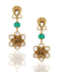 Gul Kundan Earrings