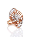 Interlaced Diamond Ring