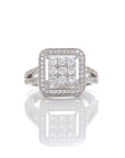 Quadrate Diamond Ring