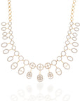 Studded Diamond Necklace Set