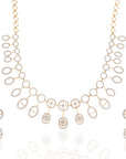 Studded Diamond Necklace Set